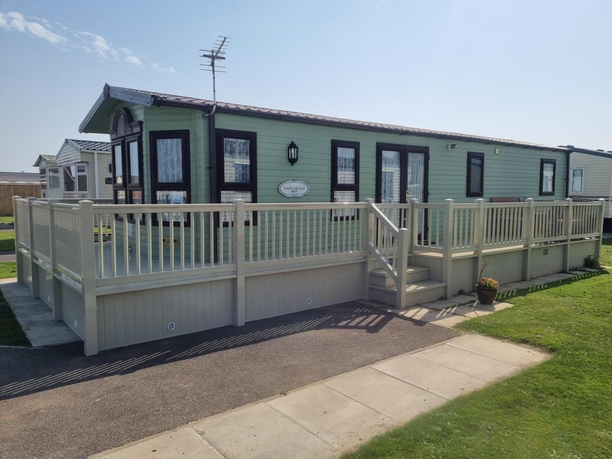 Palm Square 19 3 Bed Deluxe Caravan Чапъл Сейнт Лионардс Екстериор снимка